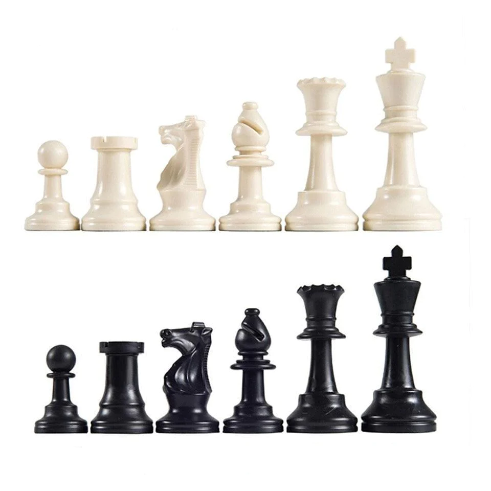 les différentes pièces échecs