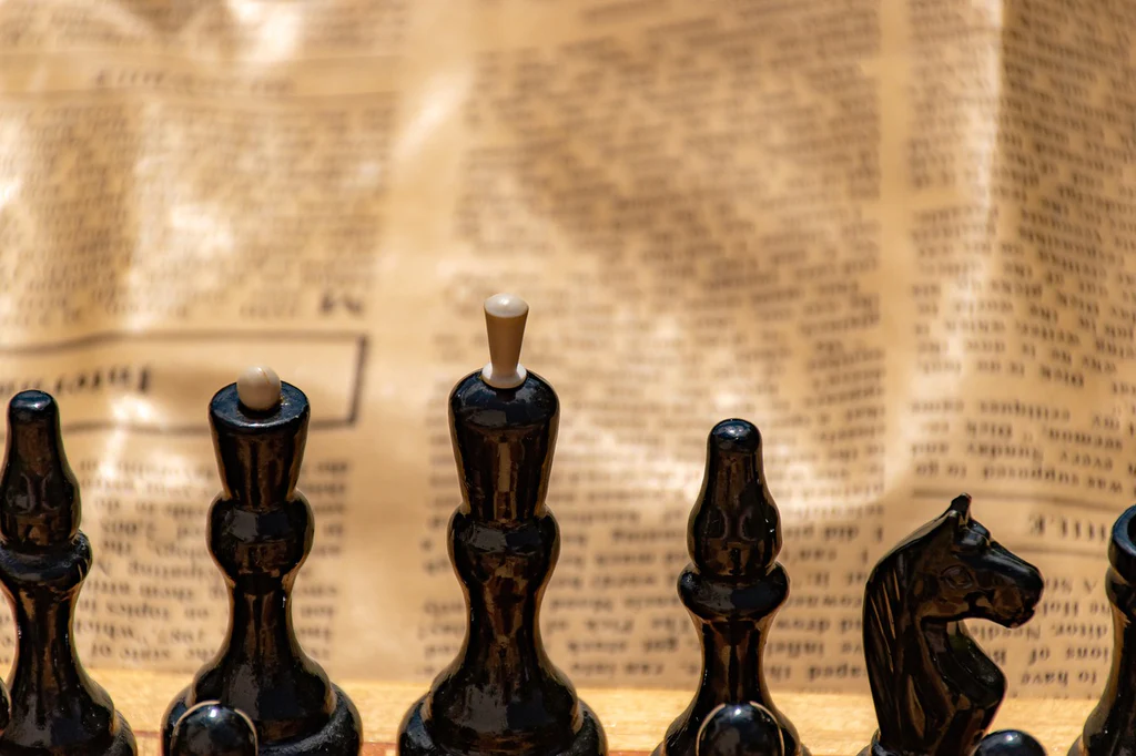 Pièces d’échecs ancienne